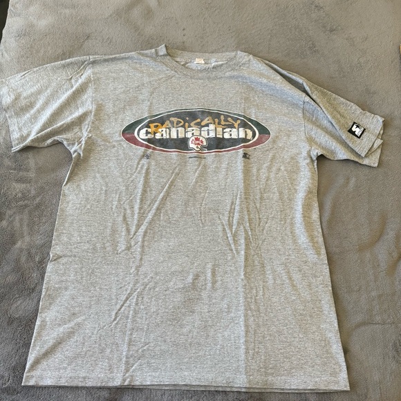STARTER Other - Vintage Single Stage 1996 STARTER t shirt Football Radically Canadian CFL Large